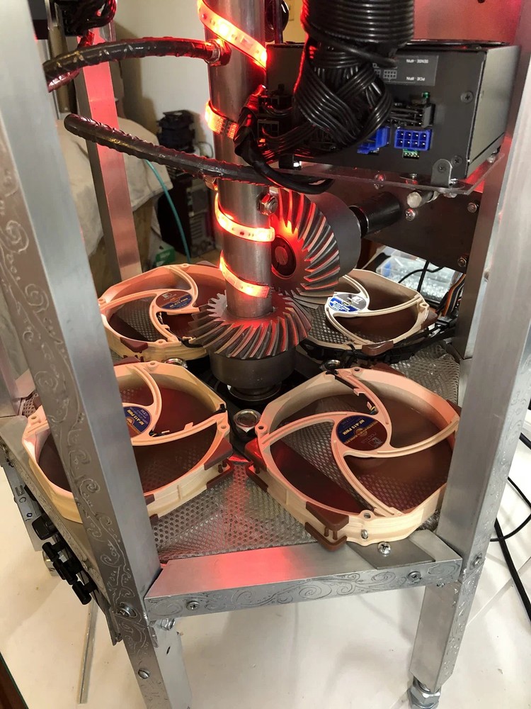 超硬核改裝!國外玩家打造出「土耳其烤肉串 PC」,主機板、顯卡都會跟著轉 - 電腦王阿達 超硬核改裝!國外玩家打造出「土耳其烤肉串 PC」,主機板、顯卡都會跟著轉 - 電腦王阿達