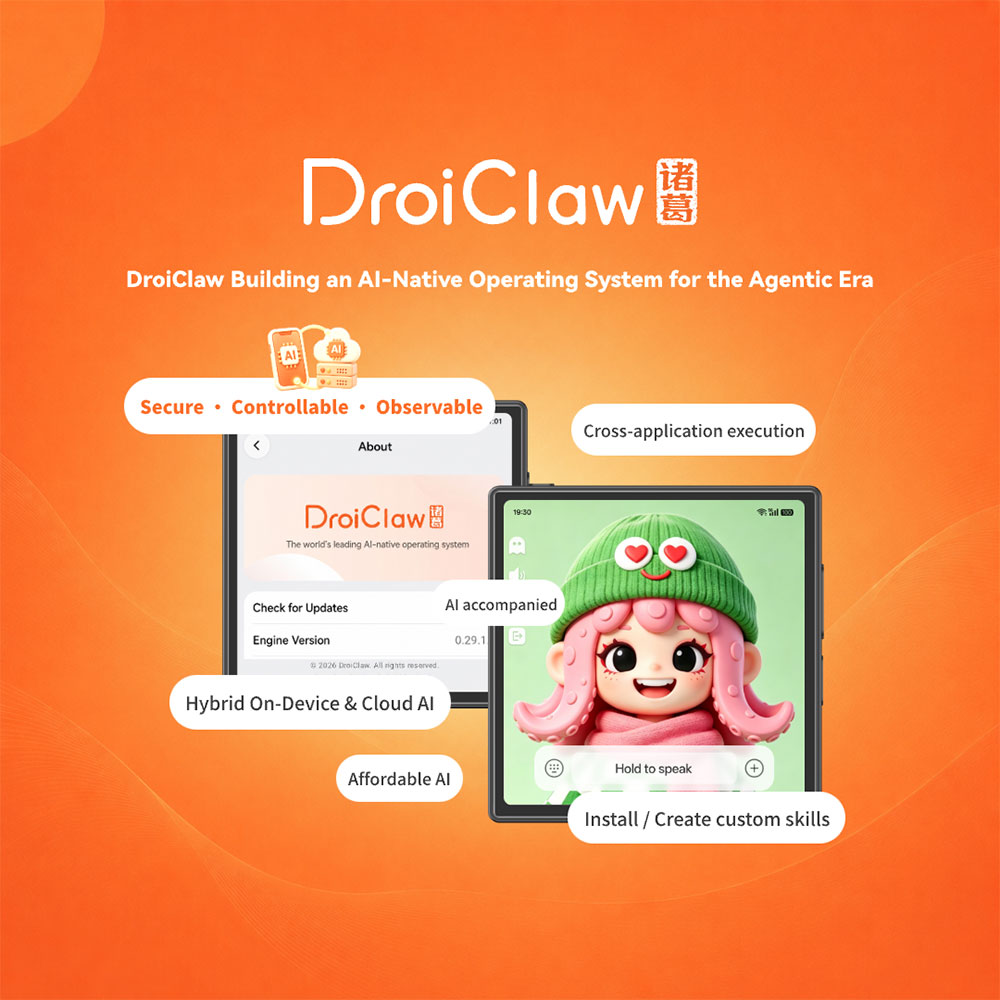 中國廠商開發「DroiClaw」,手機原生 AI 作業系統 - 電腦王阿達 中國廠商開發「DroiClaw」,手機原生 AI 作業系統 - 電腦王阿達