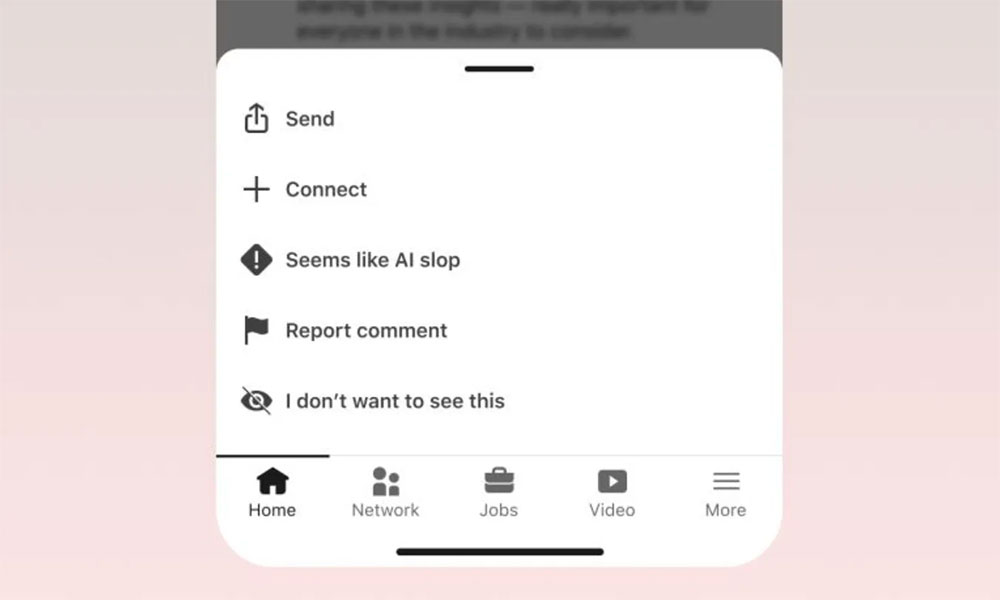LinkedIn 以新功能集合群眾之力,抑制平台上的 AI 生成文 - 電腦王阿達 LinkedIn 以新功能集合群眾之力,抑制平台上的 AI 生成文 - 電腦王阿達