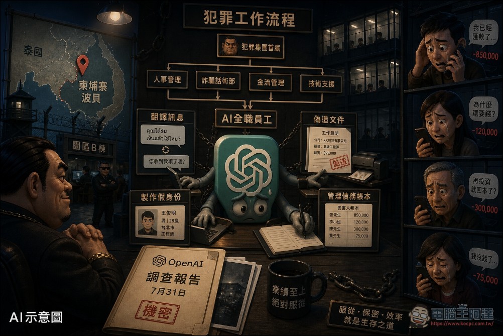 柬埔寨詐騙集團使用 ChatGPT 進行偽造護照、管理債務帳本,OpenAI 出手封禁 - 電腦王阿達 柬埔寨詐騙集團使用 ChatGPT 進行偽造護照、管理債務帳本,OpenAI 出手封禁 - 電腦王阿達