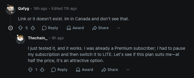 Google 疑似在測試 YouTube Premium Lite 家庭方案,價格只要標準版約一半 - 電腦王阿達 Google 疑似在測試 YouTube Premium Lite 家庭方案,價格只要標準版約一半 - 電腦王阿達