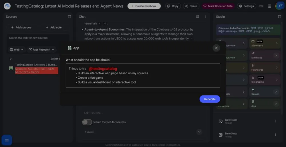 Gemini Notebook 正在測試全新「App」功能,將能生成自訂的學習遊戲 - 電腦王阿達 Gemini Notebook 正在測試全新「App」功能,將能生成自訂的學習遊戲 - 電腦王阿達