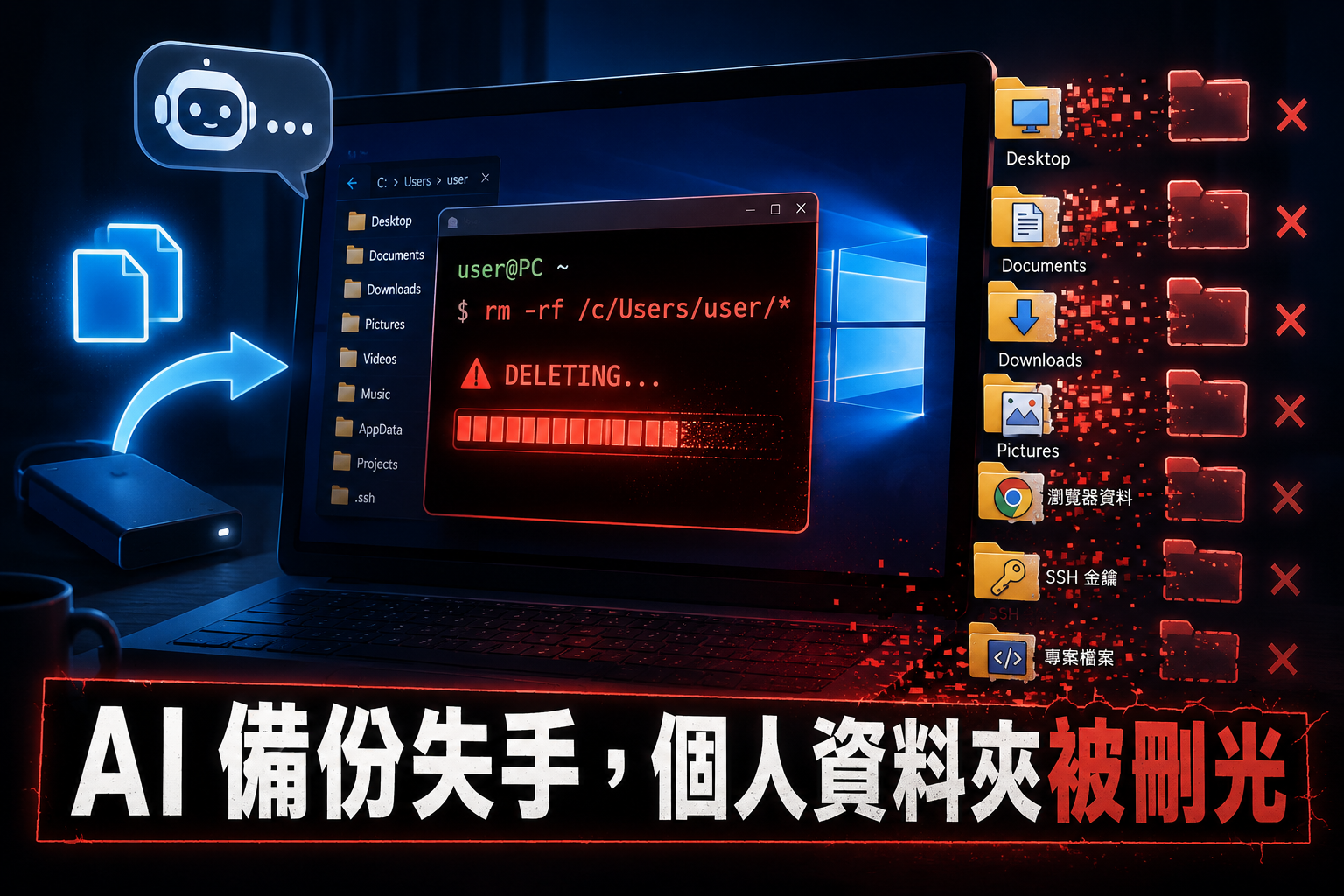 Claude Opus 5 備份出包,直接刪光使用者資料夾!還只回「抱歉,打錯了」 - 電腦王阿達 Claude Opus 5 備份出包,直接刪光使用者資料夾!還只回「抱歉,打錯了」 - 電腦王阿達