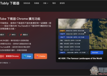 「Tubly 下載器」Chrome 擴充功能，在 YouTube 影片下方就會出現影片和 MP3 音樂下載按鈕