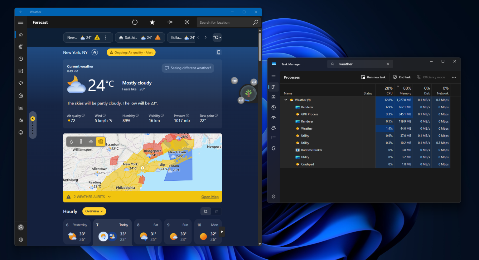Windows 11 真的是記憶體怪獸,外媒實測光天氣 App 就佔用 1.2GB RAM - 電腦王阿達 Windows 11 真的是記憶體怪獸,外媒實測光天氣 App 就佔用 1.2GB RAM - 電腦王阿達