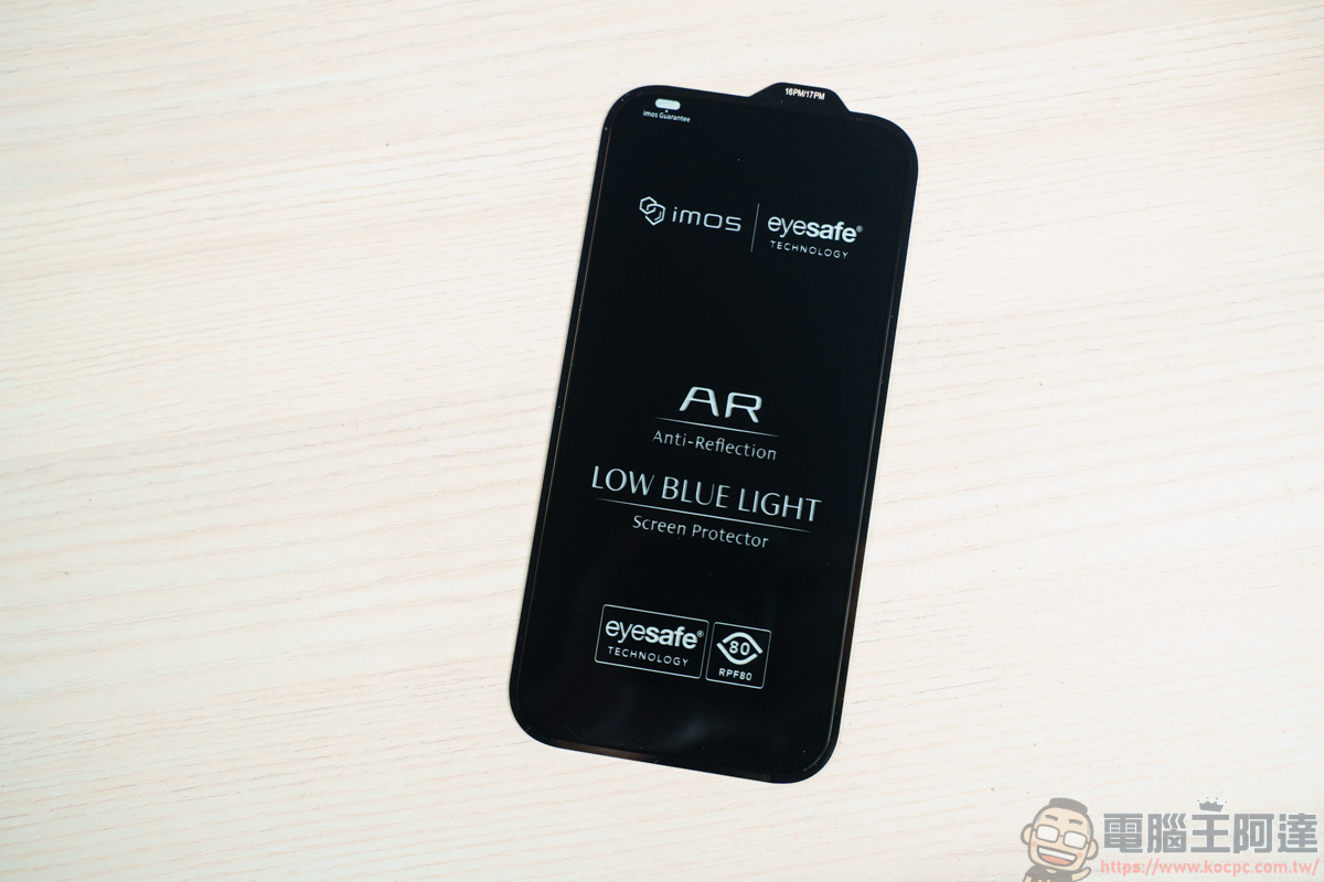 規格堆到滿!iPhone 18 必備 imos AR無影膜保護貼:9H軍規防護 + Eyesafe® RPF80 專利低藍光 + AR 低反射顯示技術 - 電腦王阿達 規格堆到滿!iPhone 18 必備 imos AR無影膜保護貼:9H軍規防護 + Eyesafe® RPF80 專利低藍光 + AR 低反射顯示技術 - 電腦王阿達