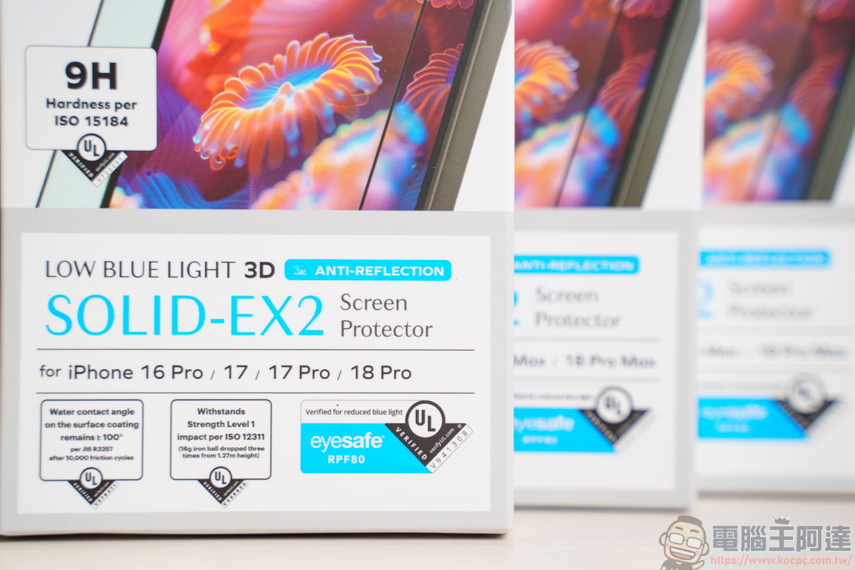 規格堆到滿!iPhone 18 必備 imos AR無影膜保護貼:9H軍規防護 + Eyesafe® RPF80 專利低藍光 + AR 低反射顯示技術 - 電腦王阿達 規格堆到滿!iPhone 18 必備 imos AR無影膜保護貼:9H軍規防護 + Eyesafe® RPF80 專利低藍光 + AR 低反射顯示技術 - 電腦王阿達