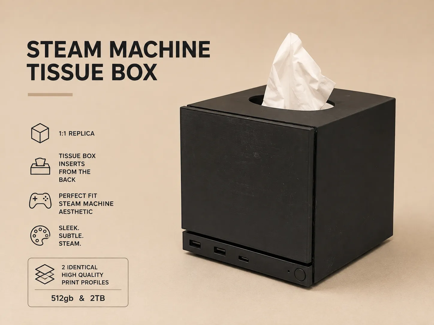 Steam Machine 變面紙盒了!玩家分享 1:1 還原的免費 3D 列印檔,連前面板都能替換 - 電腦王阿達 Steam Machine 變面紙盒了!玩家分享 1:1 還原的免費 3D 列印檔,連前面板都能替換 - 電腦王阿達
