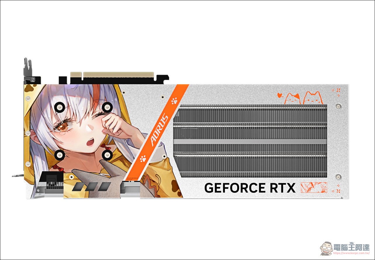 技嘉把「雕妹」搬上顯示卡:AORUS RTX 5060 ARI 8G 正式亮相 - 電腦王阿達 技嘉把「雕妹」搬上顯示卡:AORUS RTX 5060 ARI 8G 正式亮相 - 電腦王阿達