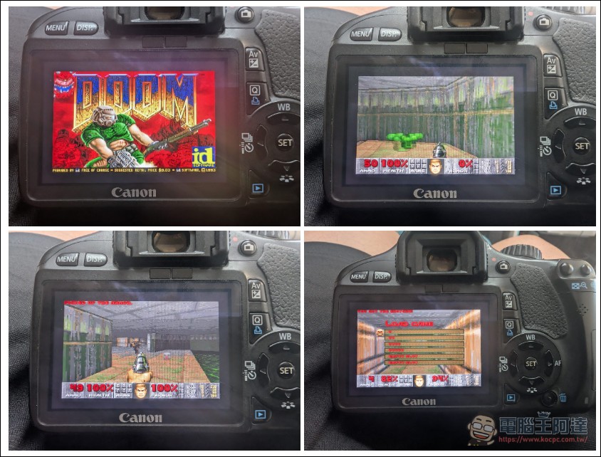 萬物皆可 Doom!毀滅戰士被移植到 16 年前的 Canon EOS 550D,支援存檔、音樂與多 WAD 切換 - 電腦王阿達 萬物皆可 Doom!毀滅戰士被移植到 16 年前的 Canon EOS 550D,支援存檔、音樂與多 WAD 切換 - 電腦王阿達