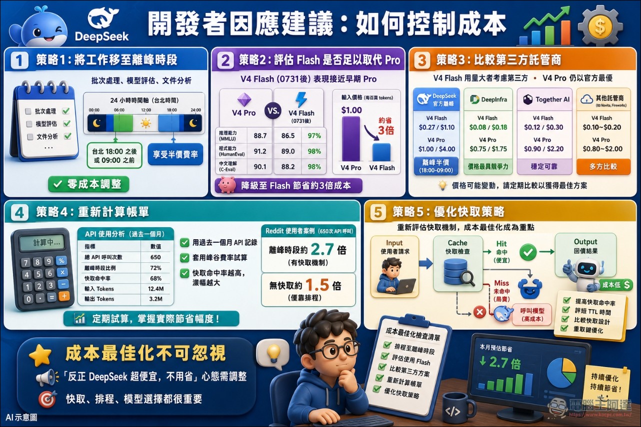 不再白菜價!DeepSeek API 全球大漲價:從「最便宜」到「分級定價」,最高漲 12 倍 - 電腦王阿達 不再白菜價!DeepSeek API 全球大漲價:從「最便宜」到「分級定價」,最高漲 12 倍 - 電腦王阿達