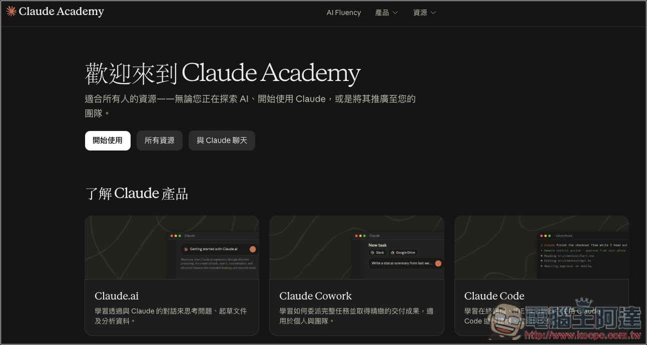 Anthropic 推出 Claude Academy 免費 AI 學習平台(有中文)!公開自家員工怎麼學會用 AI - 電腦王阿達 Anthropic 推出 Claude Academy 免費 AI 學習平台(有中文)!公開自家員工怎麼學會用 AI - 電腦王阿達