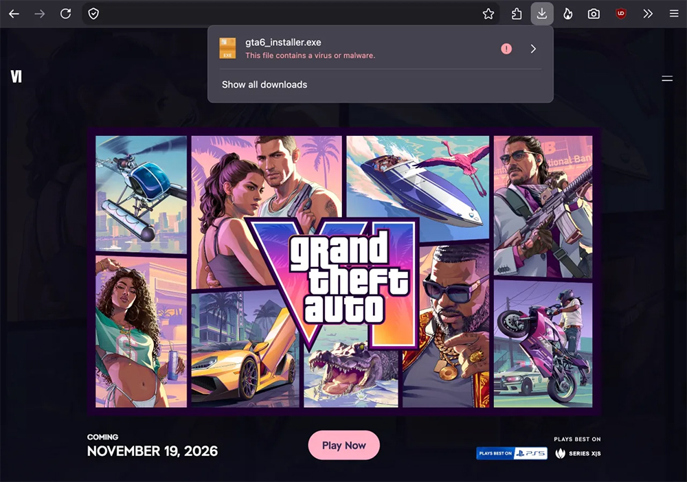 看到《GTA 6》試玩版別急著下載,其實它只是惡意軟體 - 電腦王阿達 看到《GTA 6》試玩版別急著下載,其實它只是惡意軟體 - 電腦王阿達