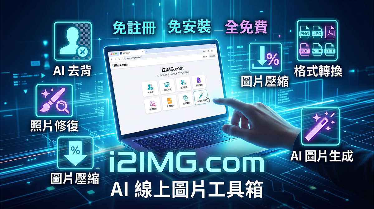i2IMG 線上圖片工具箱推薦:免安裝、免註冊,內建超過 70 款實用 AI 修圖功能! - 電腦王阿達 i2IMG 線上圖片工具箱推薦:免安裝、免註冊,內建超過 70 款實用 AI 修圖功能! - 電腦王阿達