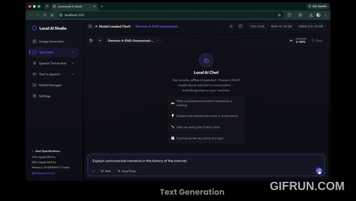 USB 隨身碟跑整套本地 AI:Uncensored AI Studio 把圖像生成、LLM、語音全打包 - 電腦王阿達 USB 隨身碟跑整套本地 AI:Uncensored AI Studio 把圖像生成、LLM、語音全打包 - 電腦王阿達