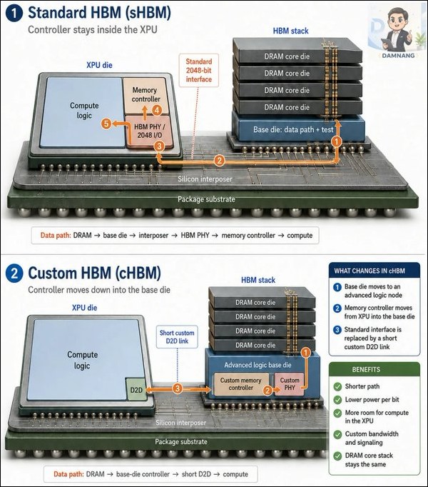 NVIDIA 發表 NVHBM:不造新記憶體,卻要搶走三星和 SK 海力士的話語權 - 電腦王阿達 NVIDIA 發表 NVHBM:不造新記憶體,卻要搶走三星和 SK 海力士的話語權 - 電腦王阿達