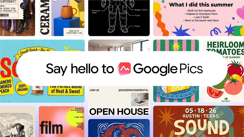 Google 推出全新的 AI 生成式圖像創建和編輯工具「Google Pics」 - 電腦王阿達