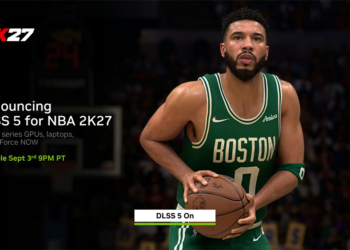 NVIDIA DLSS 5 將於 9/3 與《NBA 2K27》一同上線，不改畫風視覺效果更逼真