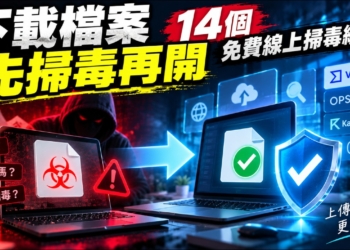 怕中毒嗎？2026年14 個最佳免費線上掃毒網站推薦懶人包(掃毒/防毒/惡意病毒偵測）