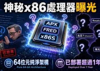 Intel 不敢作的神秘 x86 處理器現身 Linux 核心，拋棄 32 位元包袱，僅支援 64 位元