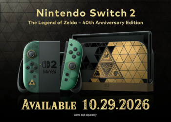 《薩爾達傳說》 40 週年 Nintendo Switch 2 發表 10/29 推出，特別版 Pro 控制器與攜帶包同步發售