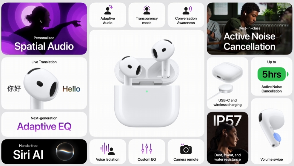 Apple 推出 AirPods 5,打造更智慧、更沉浸的聆聽體驗 - 電腦王阿達 Apple 推出 AirPods 5,打造更智慧、更沉浸的聆聽體驗 - 電腦王阿達