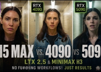 M5 Max vs RTX 4090 vs 5090 本地端 AI 影片生成實測，結果讓人意外（LTX2.5 vs MiniMax H3）