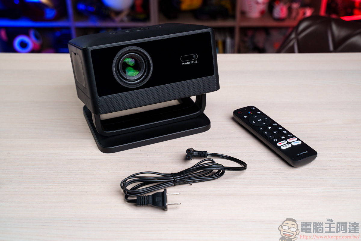 Warpple LA9 Pro 開箱實測:超早鳥價不到六千元入手 Google TV 投影機,0.8 : 1 投射比讓小空間也能有百吋大享受! - 電腦王阿達 Warpple LA9 Pro 開箱實測:超早鳥價不到六千元入手 Google TV 投影機,0.8 : 1 投射比讓小空間也能有百吋大享受! - 電腦王阿達