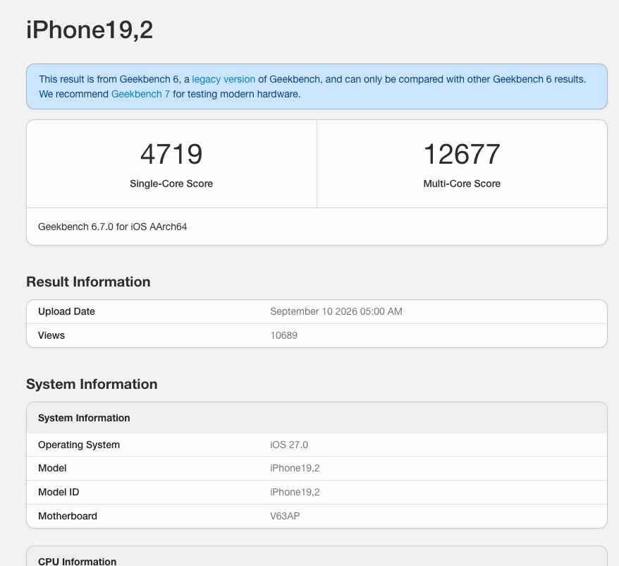 Apple M6 跑分曝光!多核快 M5 20%,但單核輸 A20 Pro - 電腦王阿達 Apple M6 跑分曝光!多核快 M5 20%,但單核輸 A20 Pro - 電腦王阿達