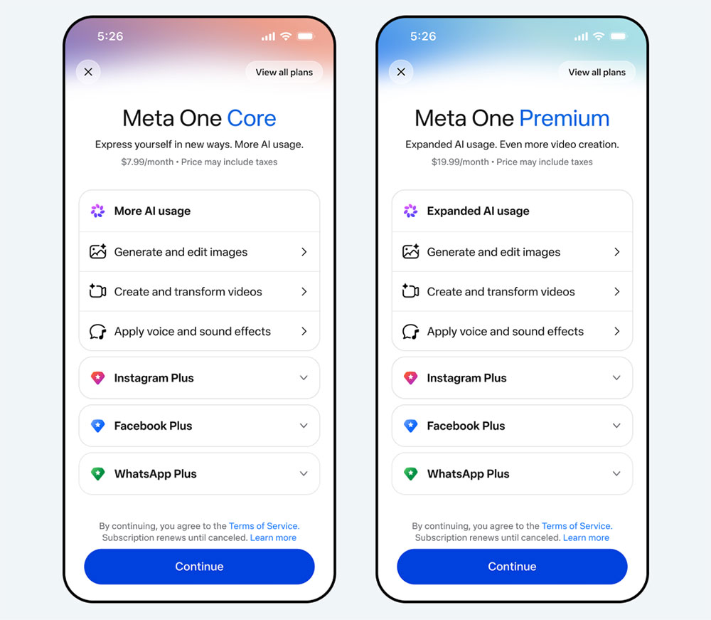 Meta 在台推出全新訂閱服務「Meta One」,打造跨平台 AI 與創作體驗新標準 - 電腦王阿達 Meta 在台推出全新訂閱服務「Meta One」,打造跨平台 AI 與創作體驗新標準 - 電腦王阿達
