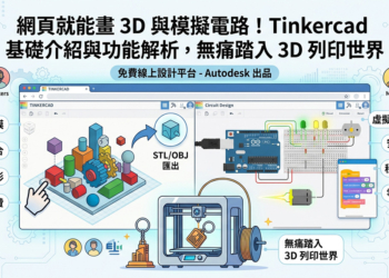 網頁就能畫 3D 與模擬電路！Tinkercad 基礎介紹與功能解析，無痛踏入 3D 列印世界