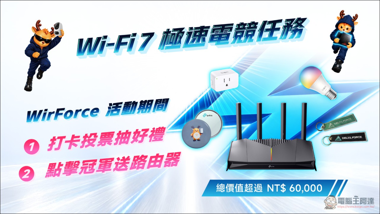 迎戰 WirForce 2026!TP-Link Wi-Fi 8 旗艦 Archer 8 Ultra 首度在台亮相,Tapo 打造智慧電競房 - 電腦王阿達 迎戰 WirForce 2026!TP-Link Wi-Fi 8 旗艦 Archer 8 Ultra 首度在台亮相,Tapo 打造智慧電競房 - 電腦王阿達