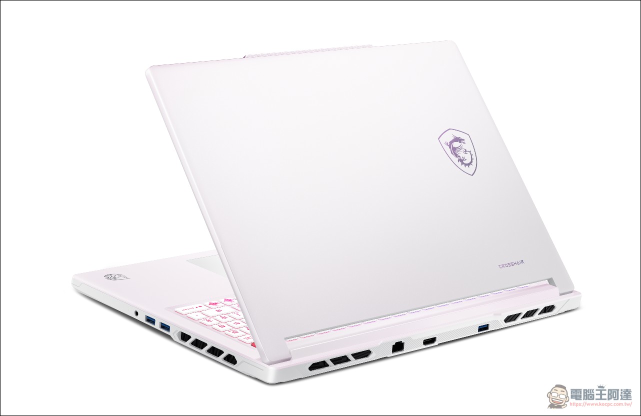 白色機身藏龍族公主!MSI 魔龍姬限量版 Crosshair A16 HX 上市,NT$79,900 - 電腦王阿達 白色機身藏龍族公主!MSI 魔龍姬限量版 Crosshair A16 HX 上市,NT$79,900 - 電腦王阿達