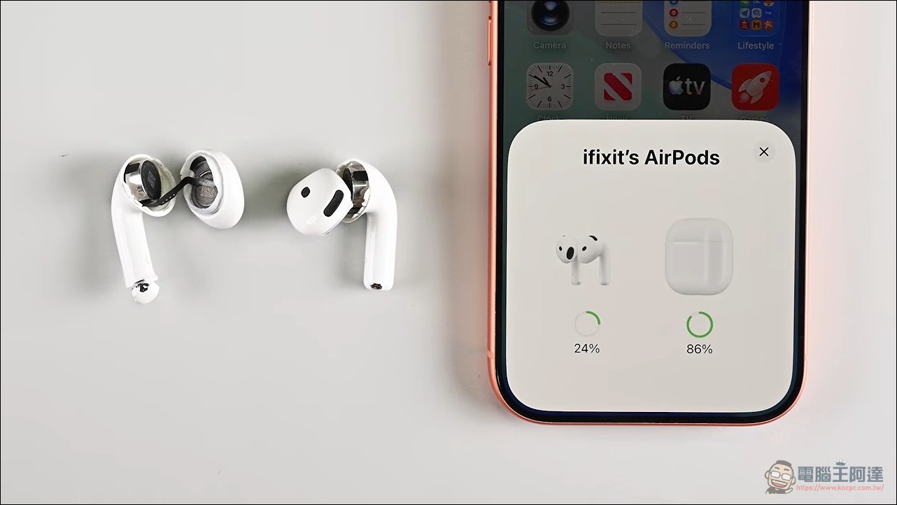 十年 0 分魔咒破了!iFixit 拆解 AirPods 5 給 2 分:吹風機加夾具就能換電池 - 電腦王阿達 十年 0 分魔咒破了!iFixit 拆解 AirPods 5 給 2 分:吹風機加夾具就能換電池 - 電腦王阿達