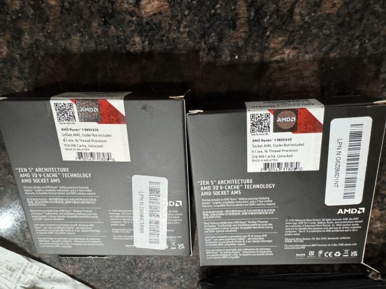 不只顯卡，連 CPU 也出現誇張掉包事件！國外網友買兩次 AMD Ryzen 7 9850X3D，兩次都收到被偷換的 Core i3（14 年前型號）