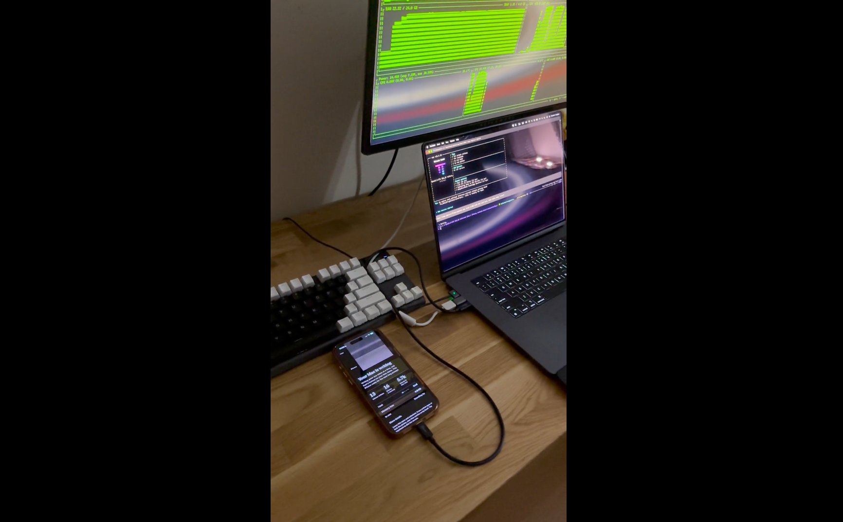 Mac 記憶體不夠還能借用 iPhone!國外開發者成功讓兩台裝置一起跑 27B AI 模型,速度最高提升 44% - 電腦王阿達 Mac 記憶體不夠還能借用 iPhone!國外開發者成功讓兩台裝置一起跑 27B AI 模型,速度最高提升 44% - 電腦王阿達