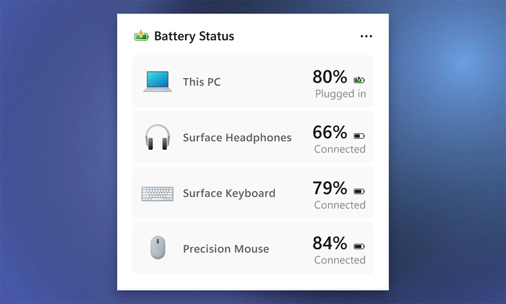 微軟終於要為 Windows 11 推出電池小工具,一眼掌握周邊電力狀態 - 電腦王阿達 微軟終於要為 Windows 11 推出電池小工具,一眼掌握周邊電力狀態 - 電腦王阿達