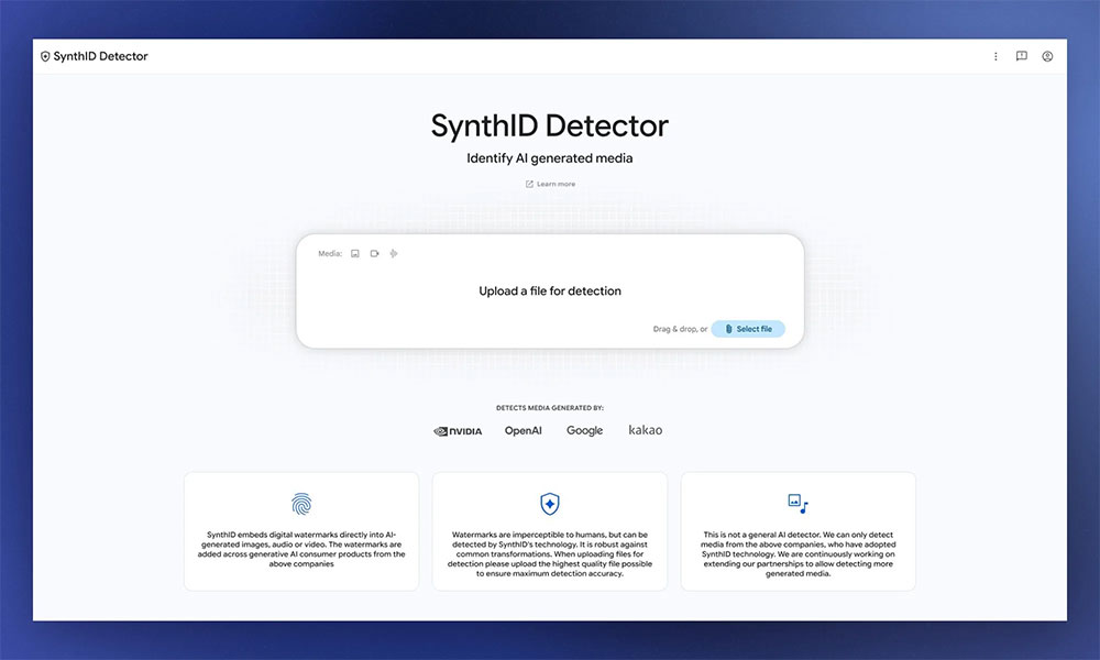 Google SynthID 偵測器已在全球推出,協助識別 AI 生成的媒體 - 電腦王阿達 Google SynthID 偵測器已在全球推出,協助識別 AI 生成的媒體 - 電腦王阿達