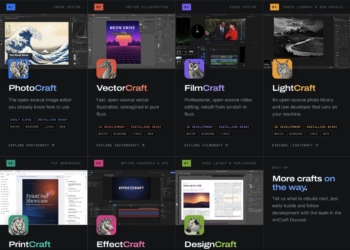 可以準備退定 Adobe 了！ArtCraft 釋出用 AI 重做的 Adobe 七件套還開源免費下載