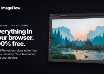 超強 Photoshop 替代工具！ImageFlow.dev 開瀏覽器就能用，支援 PSD 編輯還內建 AI 功能