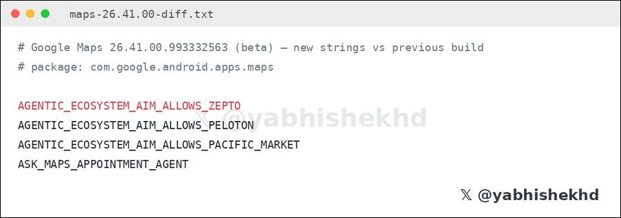Google Maps beta 字串抓包:Ask Maps 傳接入 Zepto 買菜與 Peloton 健身課,還藏著預約代理線索 - 電腦王阿達 Google Maps beta 字串抓包:Ask Maps 傳接入 Zepto 買菜與 Peloton 健身課,還藏著預約代理線索 - 電腦王阿達