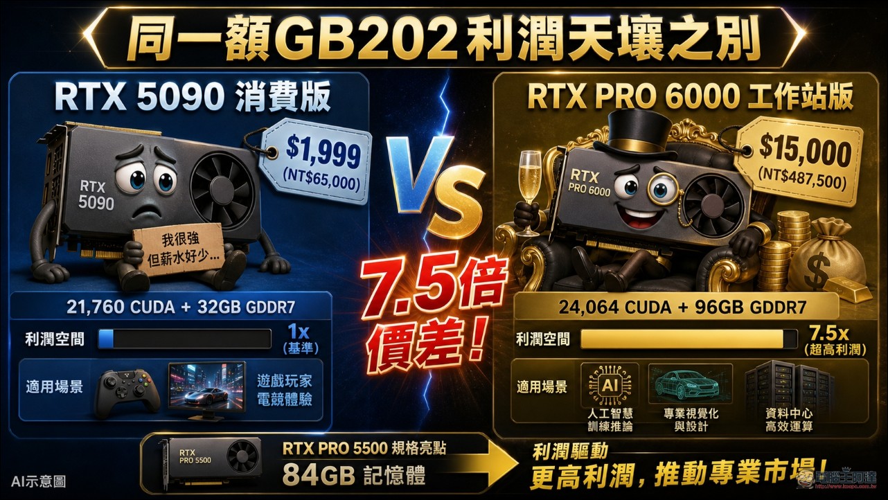 傳NVIDIA即將停產RTX 5090:GB202晶片產能全讓給更賺的工作站顯卡 - 電腦王阿達 傳NVIDIA即將停產RTX 5090:GB202晶片產能全讓給更賺的工作站顯卡 - 電腦王阿達