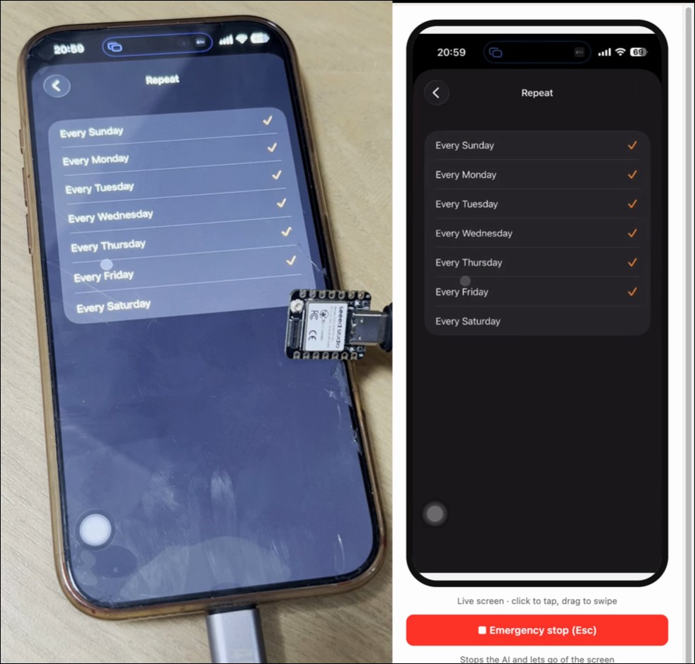 開源專案用 7 美元 ESP32 插上 iPhone 達成「免越獄」AI 操控手機 - 電腦王阿達 開源專案用 7 美元 ESP32 插上 iPhone 達成「免越獄」AI 操控手機 - 電腦王阿達