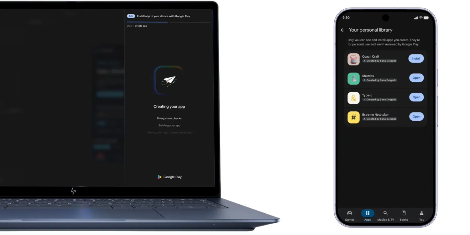 Google Play 推出私人 App 功能!可直接將 AI Studio 做的 Android App 安裝到手機,免開發者帳號 - 電腦王阿達 Google Play 推出私人 App 功能!可直接將 AI Studio 做的 Android App 安裝到手機,免開發者帳號 - 電腦王阿達