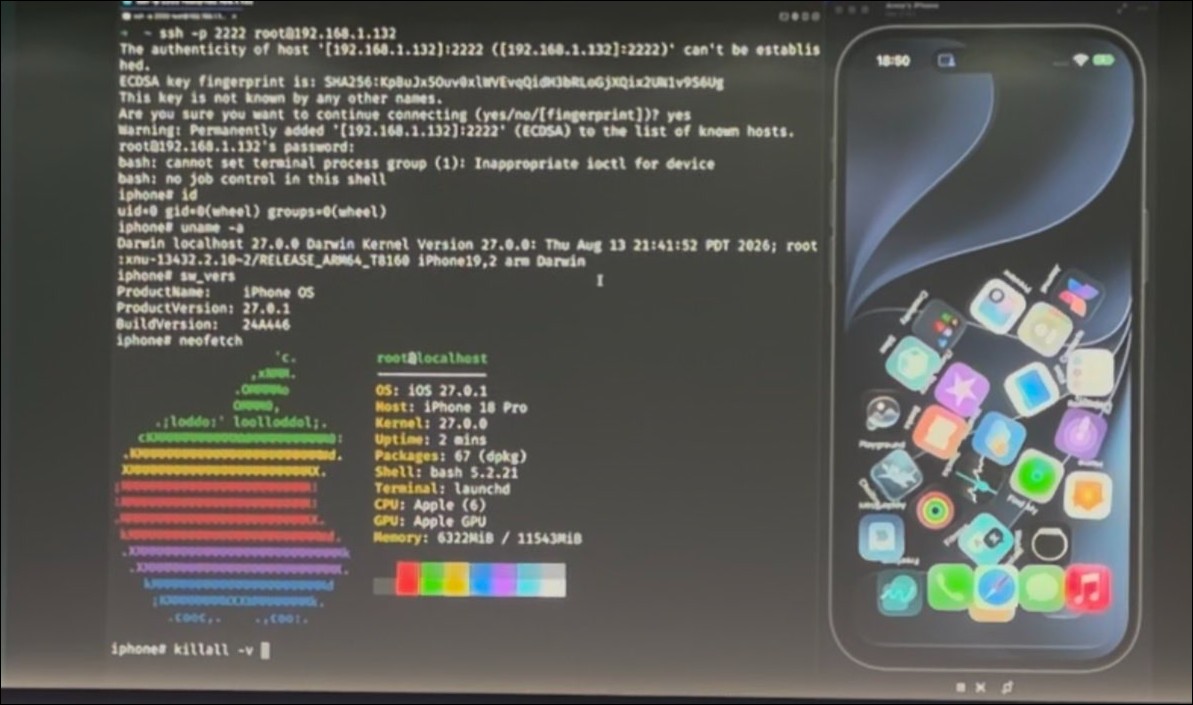 資安公司在Hexacon展示iPhone 18 Pro完美越獄漏洞:Signal、iMessage全淪陷 - 電腦王阿達 資安公司在Hexacon展示iPhone 18 Pro完美越獄漏洞:Signal、iMessage全淪陷 - 電腦王阿達