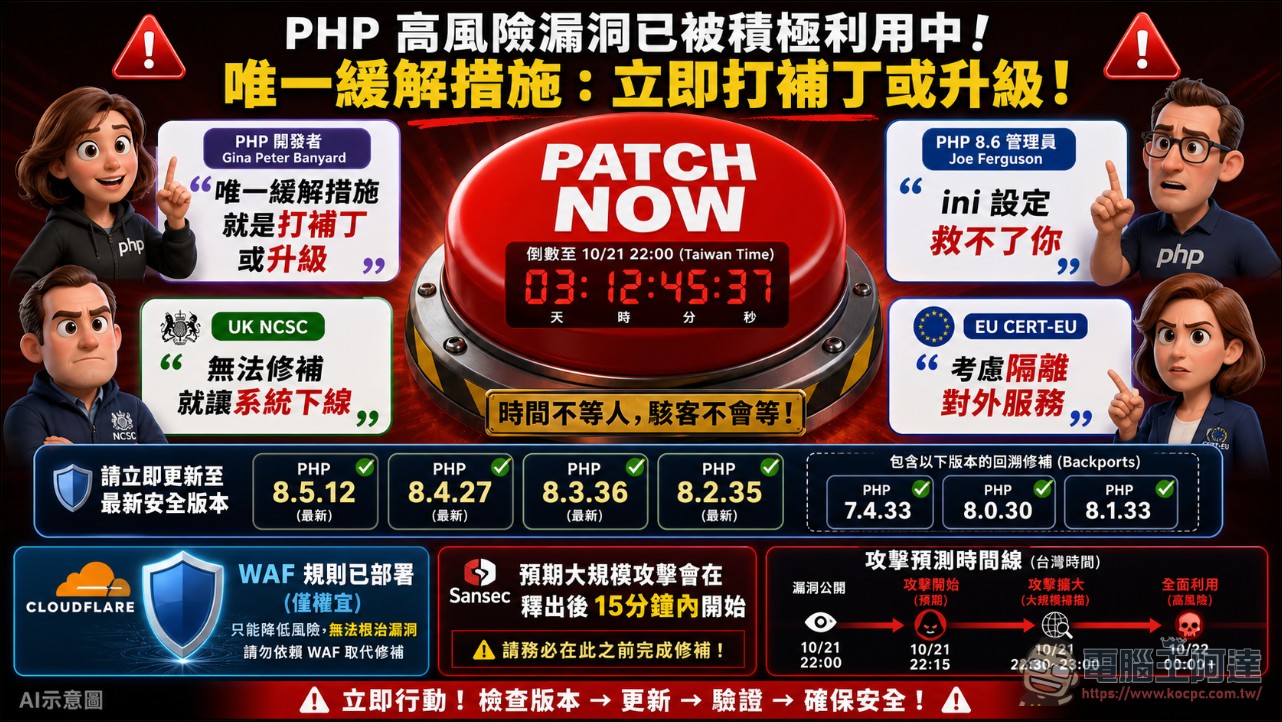 PHP2Shell爆發:AI協助找到藏了20年的PHP驚天漏洞,全球各地政府網站集體下線避風頭 - 電腦王阿達 PHP2Shell爆發:AI協助找到藏了20年的PHP驚天漏洞,全球各地政府網站集體下線避風頭 - 電腦王阿達