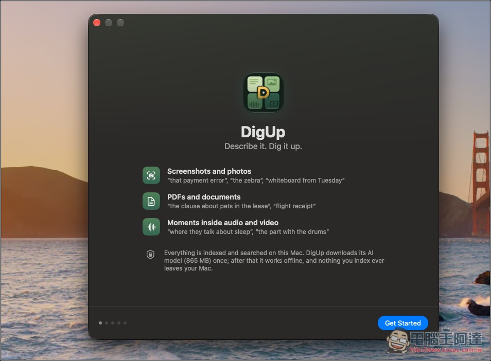 DigUp 免費開源 AI 智慧搜尋工具!不用記檔名,描述內容就能找出檔案,採用 Google 模型、完全本機運行 - 電腦王阿達 DigUp 免費開源 AI 智慧搜尋工具!不用記檔名,描述內容就能找出檔案,採用 Google 模型、完全本機運行 - 電腦王阿達