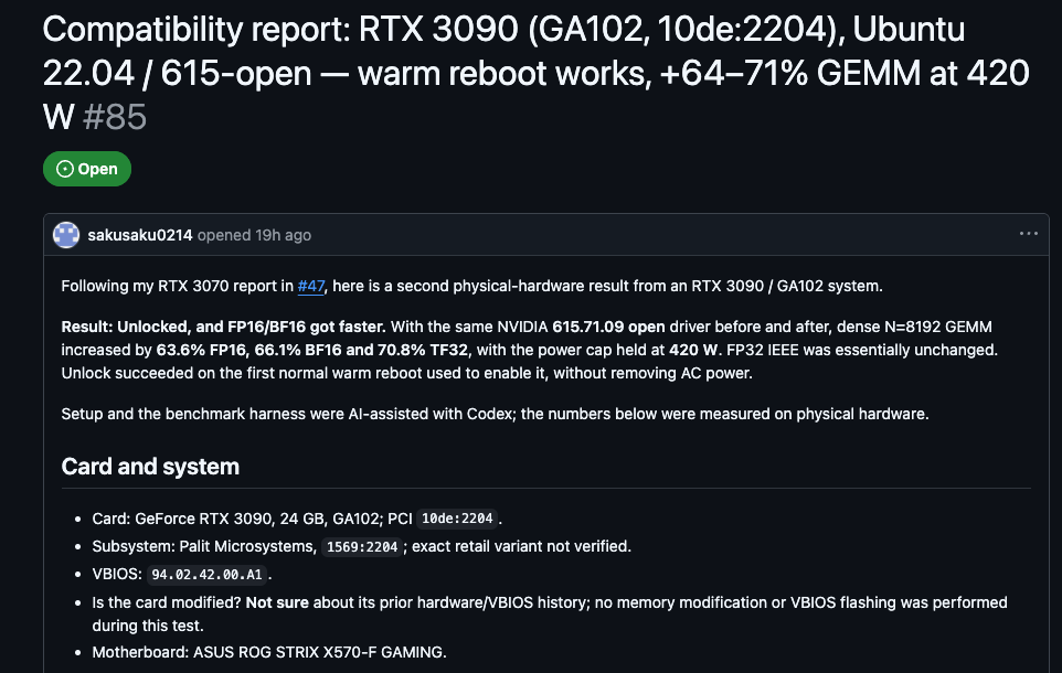 RTX 30 系列顯示卡隱藏 AI 算力被解鎖,開源 GPU Unlock 讓效能最高提升近 80% - 電腦王阿達 RTX 30 系列顯示卡隱藏 AI 算力被解鎖,開源 GPU Unlock 讓效能最高提升近 80% - 電腦王阿達