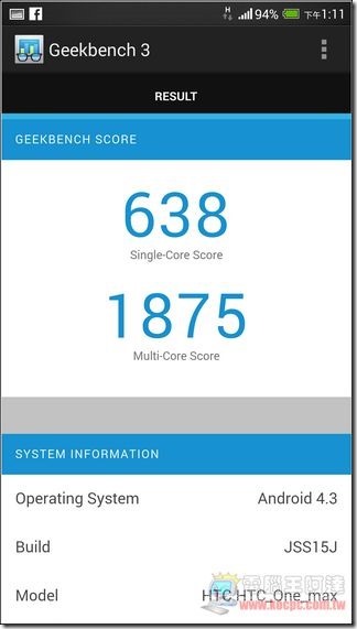 HTC One max效能評測08 HTC One max效能評測08