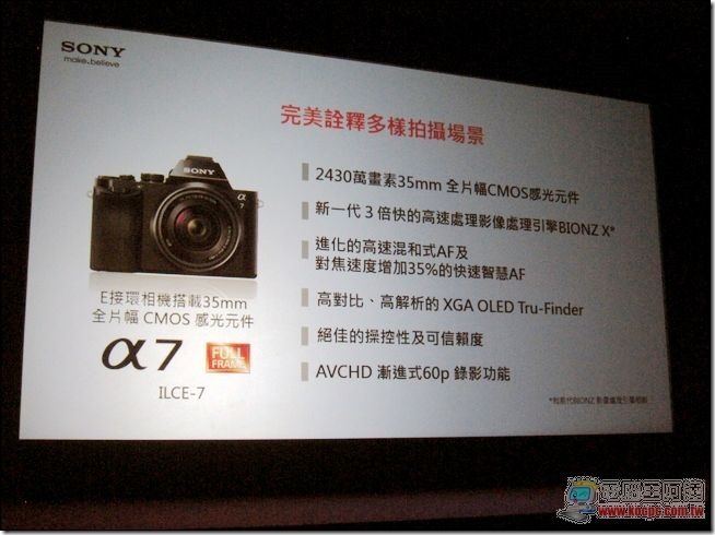Sony α7發表會10 Sony α7發表會10